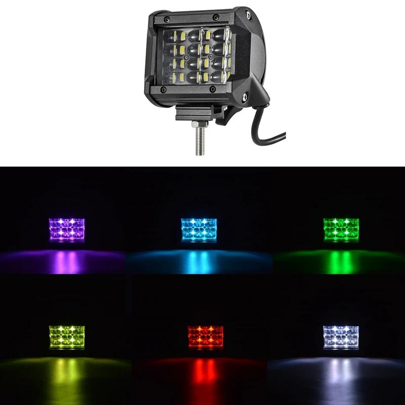 ڵ LED ۾ RGB  , LED ÷ Ʈ ,  Ȱ, ε SUV Ʈ, 36W, 12V, 24V